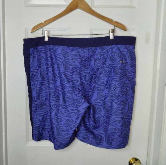 New Vineyard Vines For Target Rough Seas Board Swim Trunks Size XXL - Picture 4 of 10